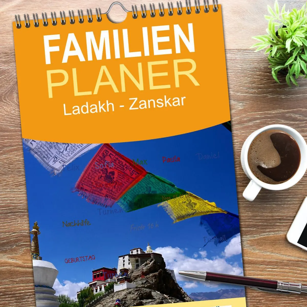 Bild: 9783516490930 | Familienplaner 2026 - Ladakh - Zanskar mit 5 Spalten (Wandkalender,...
