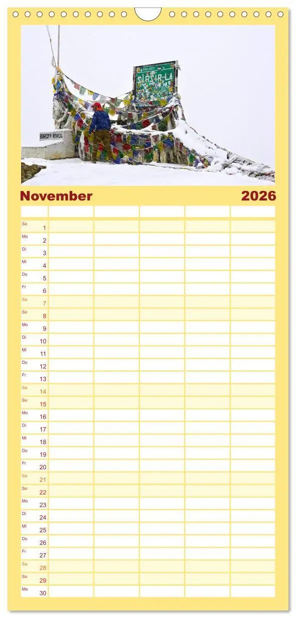 Bild: 9783516490930 | Familienplaner 2026 - Ladakh - Zanskar mit 5 Spalten (Wandkalender,...