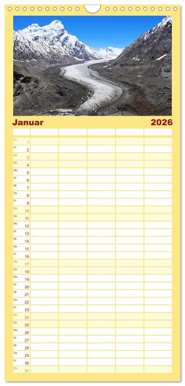 Bild: 9783516490930 | Familienplaner 2026 - Ladakh - Zanskar mit 5 Spalten (Wandkalender,...