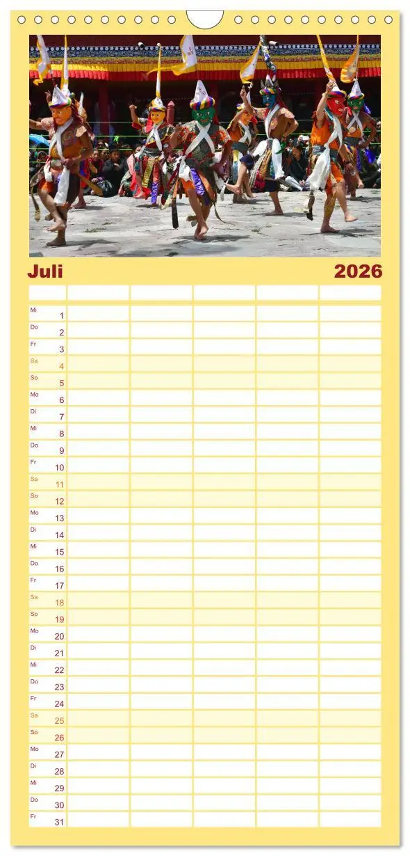 Bild: 9783516490930 | Familienplaner 2026 - Ladakh - Zanskar mit 5 Spalten (Wandkalender,...