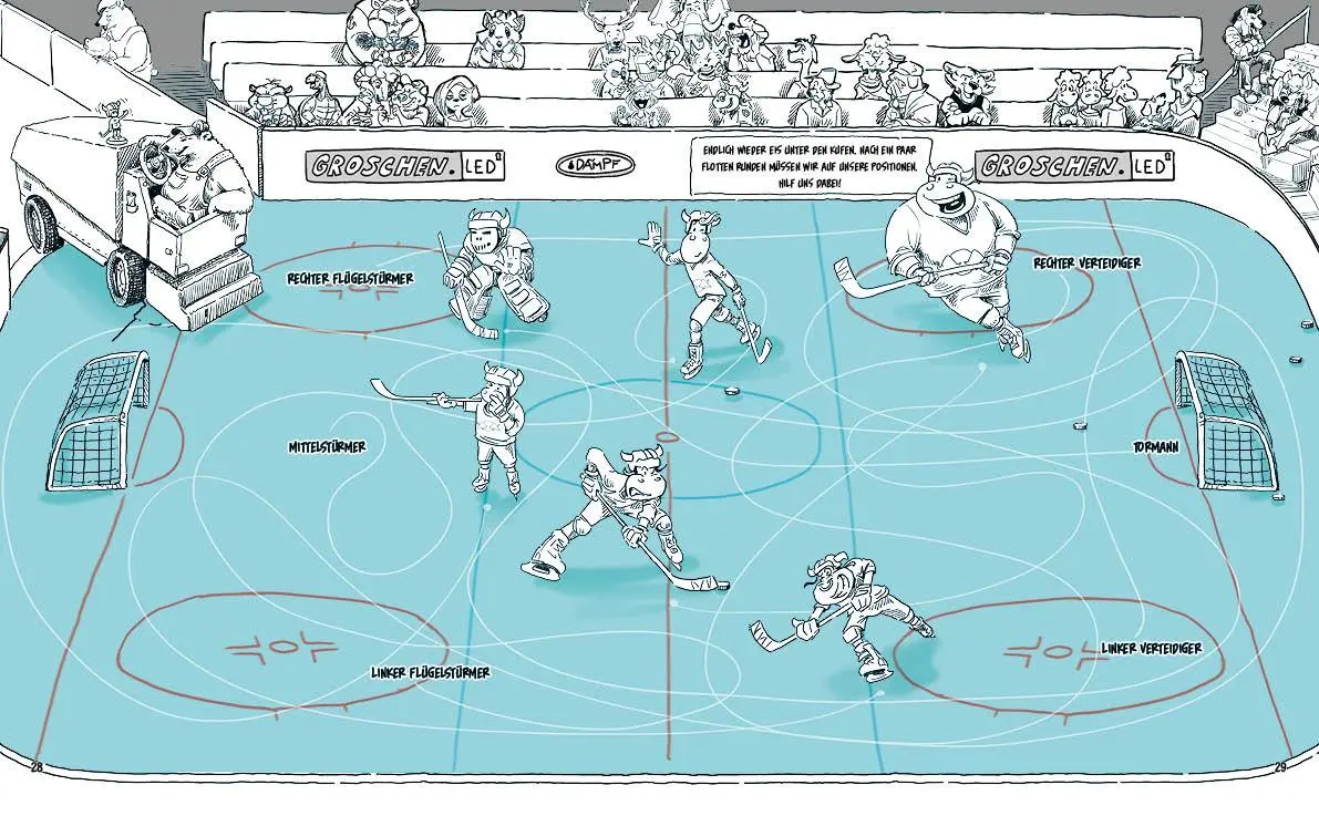Bild: 9783710500930 | Hockey Checker | Das große Eishockey-Ausmal-, Spiel- und Entdeckerbuch