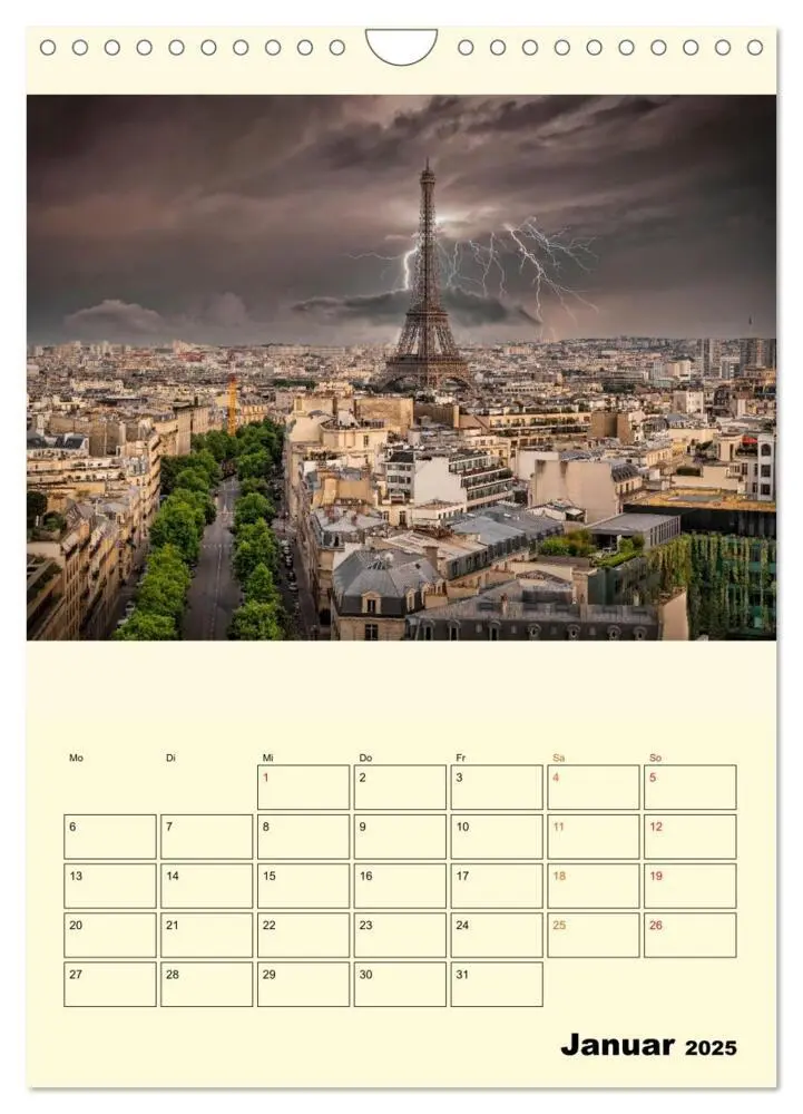 Bild: 9783435891030 | Metropolen im Gewitter (Wandkalender 2025 DIN A4 hoch), CALVENDO...