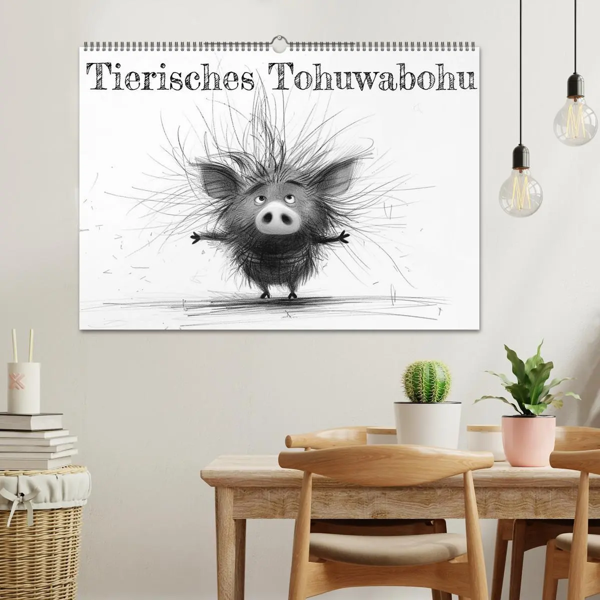 Bild: 9783457361030 | Tierisches Tohuwabohu (Wandkalender 2026 DIN A2 quer), CALVENDO...