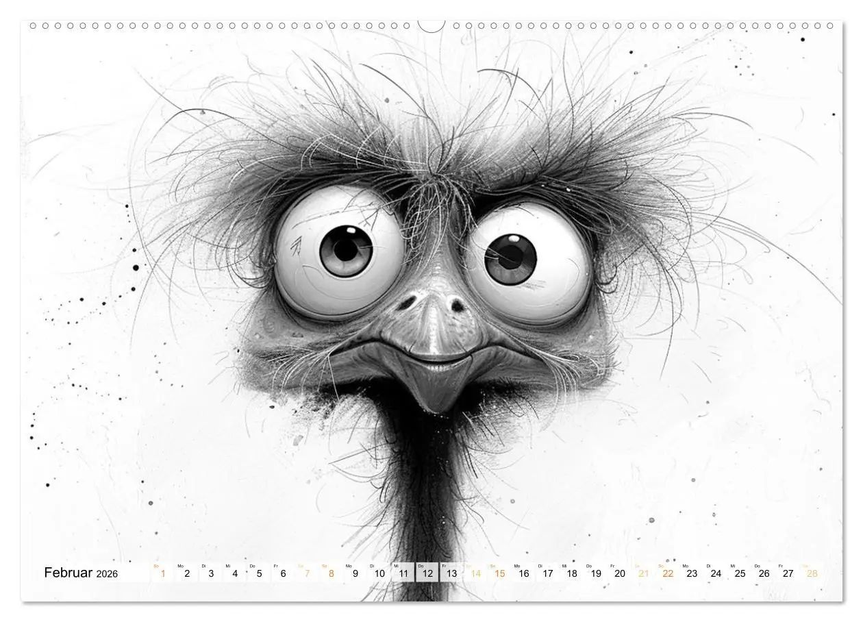 Bild: 9783457361030 | Tierisches Tohuwabohu (Wandkalender 2026 DIN A2 quer), CALVENDO...