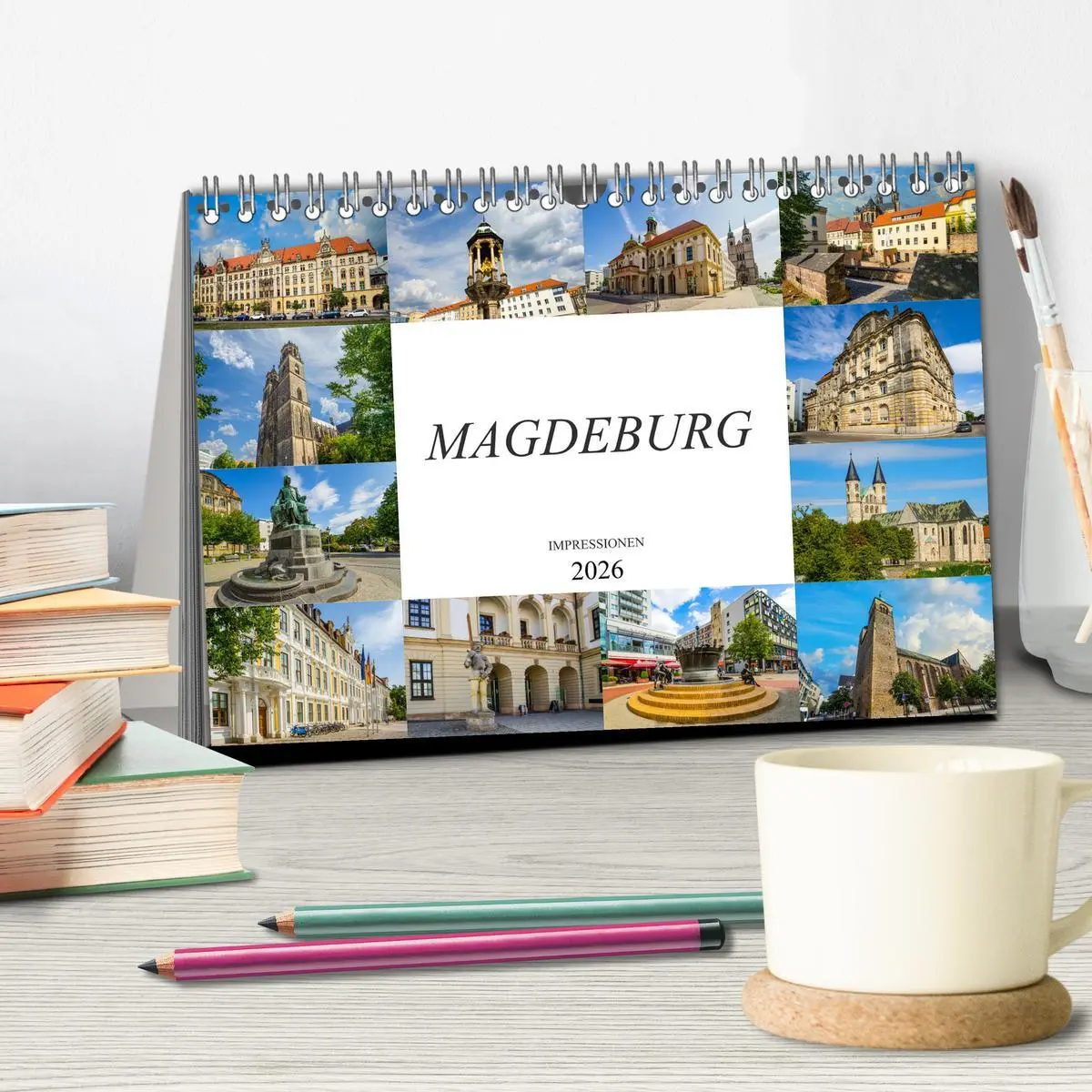 Bild: 9783457811030 | Magdeburg Impressionen (Tischkalender 2026 DIN A5 quer), CALVENDO...