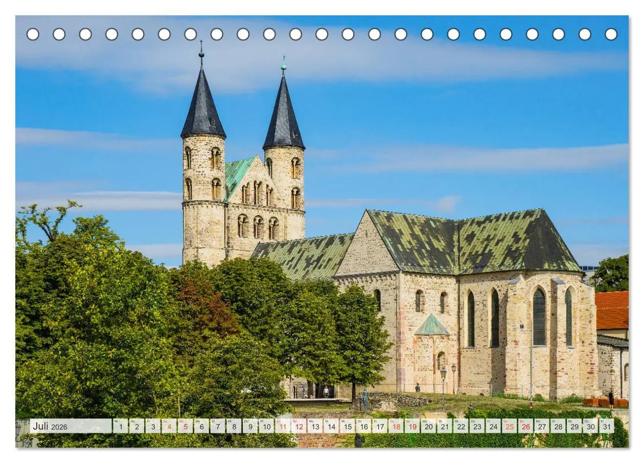 Bild: 9783457811030 | Magdeburg Impressionen (Tischkalender 2026 DIN A5 quer), CALVENDO...