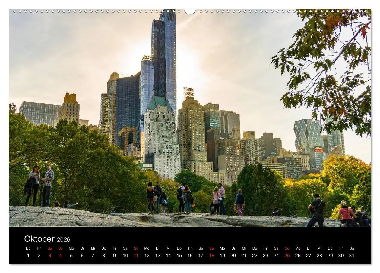 Bild: 9783457981030 | Herbst in New York (hochwertiger Premium Wandkalender 2026 DIN A2...