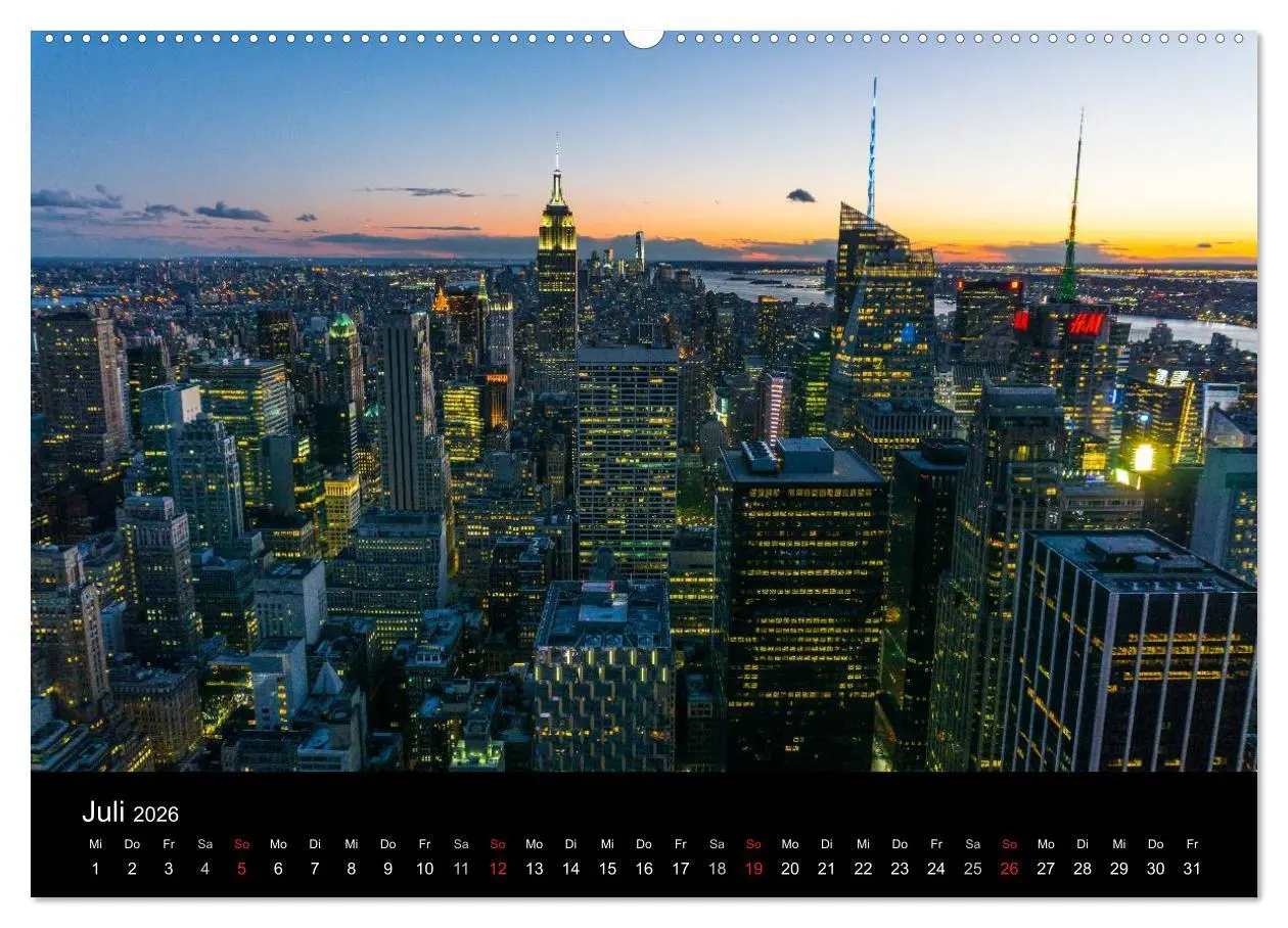 Bild: 9783457981030 | Herbst in New York (hochwertiger Premium Wandkalender 2026 DIN A2...