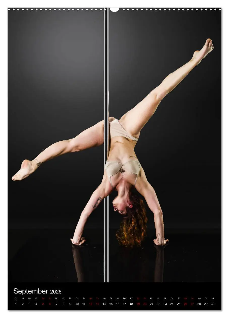 Bild: 9783516381030 | Die Kunst des Poledance (Wandkalender 2026 DIN A2 hoch), CALVENDO...