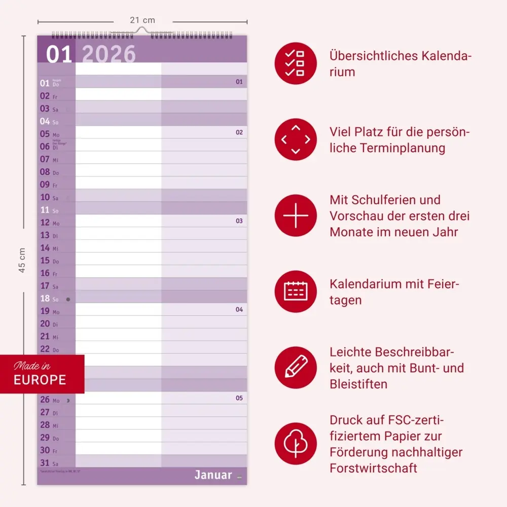 Bild: 9783756411030 | Basic Planer für mich 2026 | Heye | Kalender | Basic Planer Heye