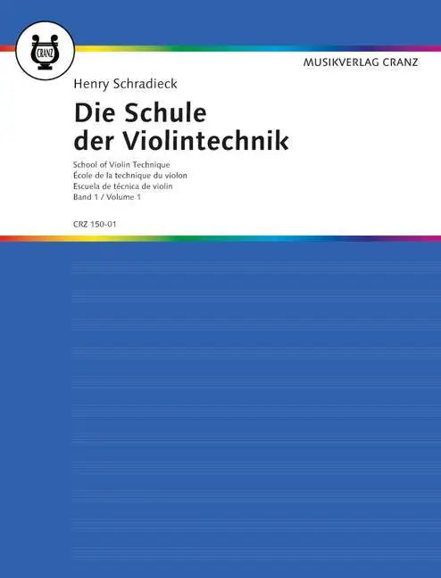 Cover: 9783920201030 | Die Schule der Violintechnik. Bd.1 | Neuausgabe. Band 1. Violine.