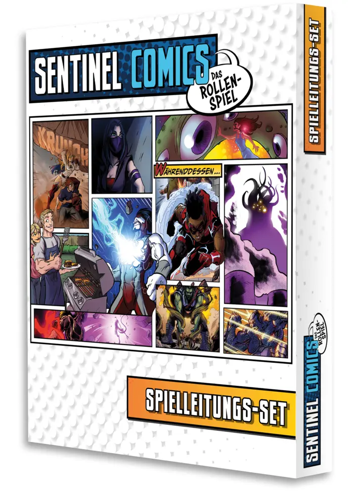 Cover: 9783987321030 | Sentinel Comics - Das Rollenspiel - Spielleitungset | Badell (u. a.)