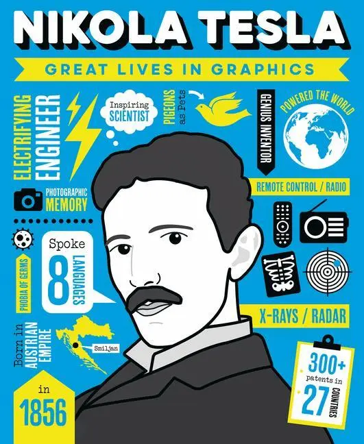 Cover: 9781787081130 | Great Lives in Graphics: Nikola Tesla | Button Books | Buch | Gebunden