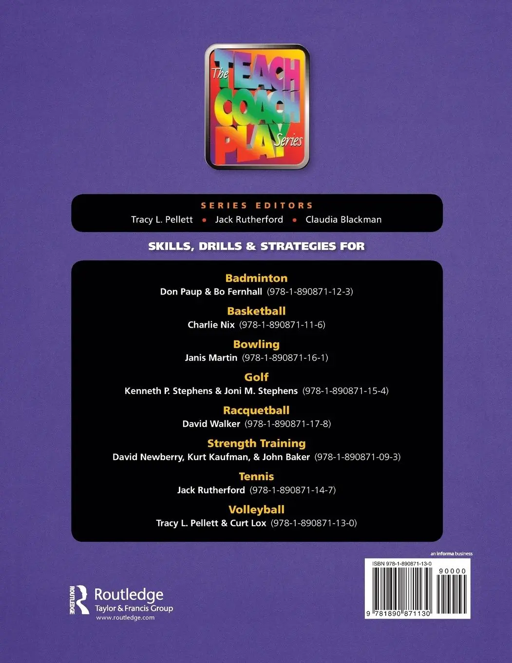 Rückseite: 9781890871130 | Skills, Drills &amp; Strategies for Volleyball | Tracy L Pellett | Buch
