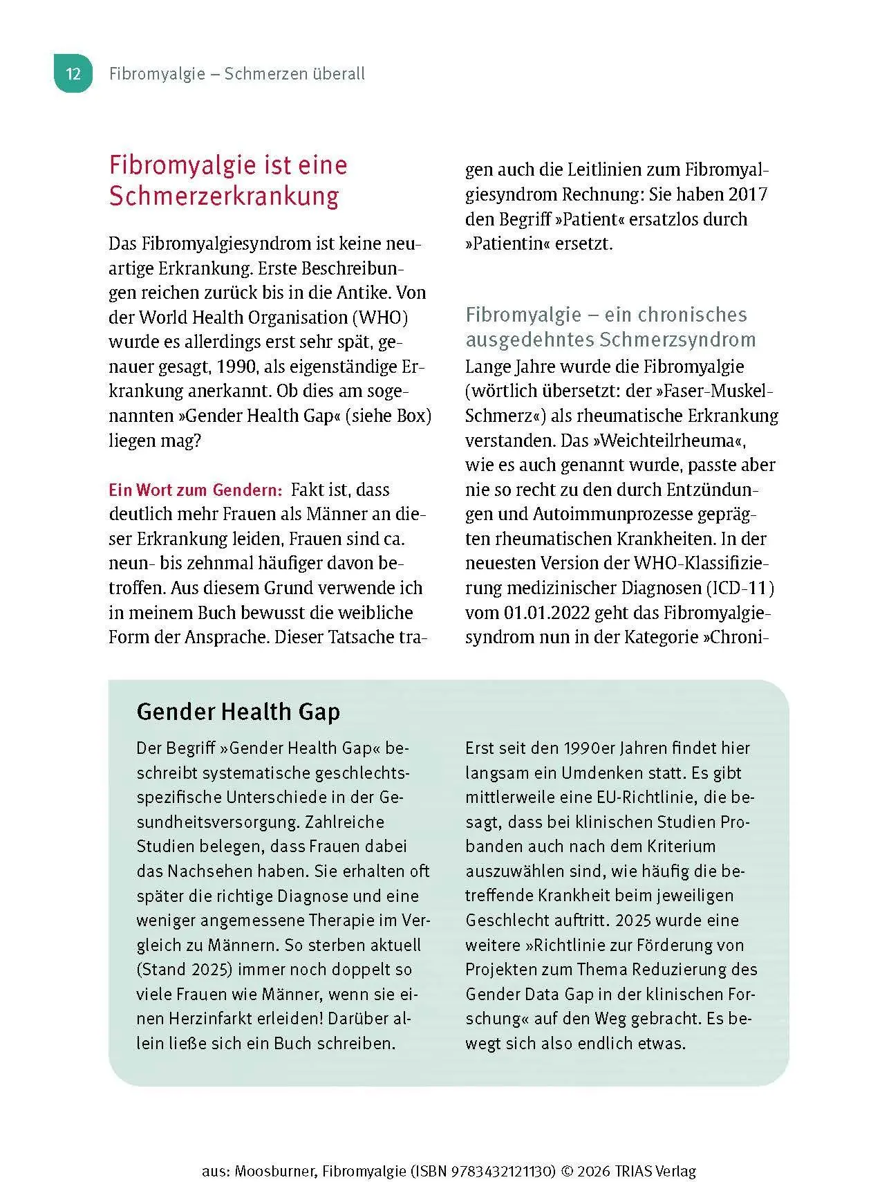Bild: 9783432121130 | Naturheilpraxis Fibromyalgie | Michaela Moosburner | Taschenbuch