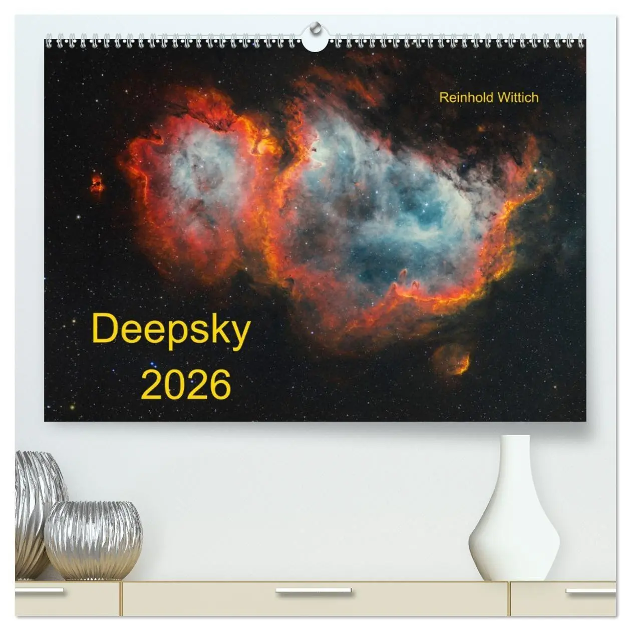 Cover: 9783457421130 | Deepsky 2026 (hochwertiger Premium Wandkalender 2026 DIN A2 quer),...