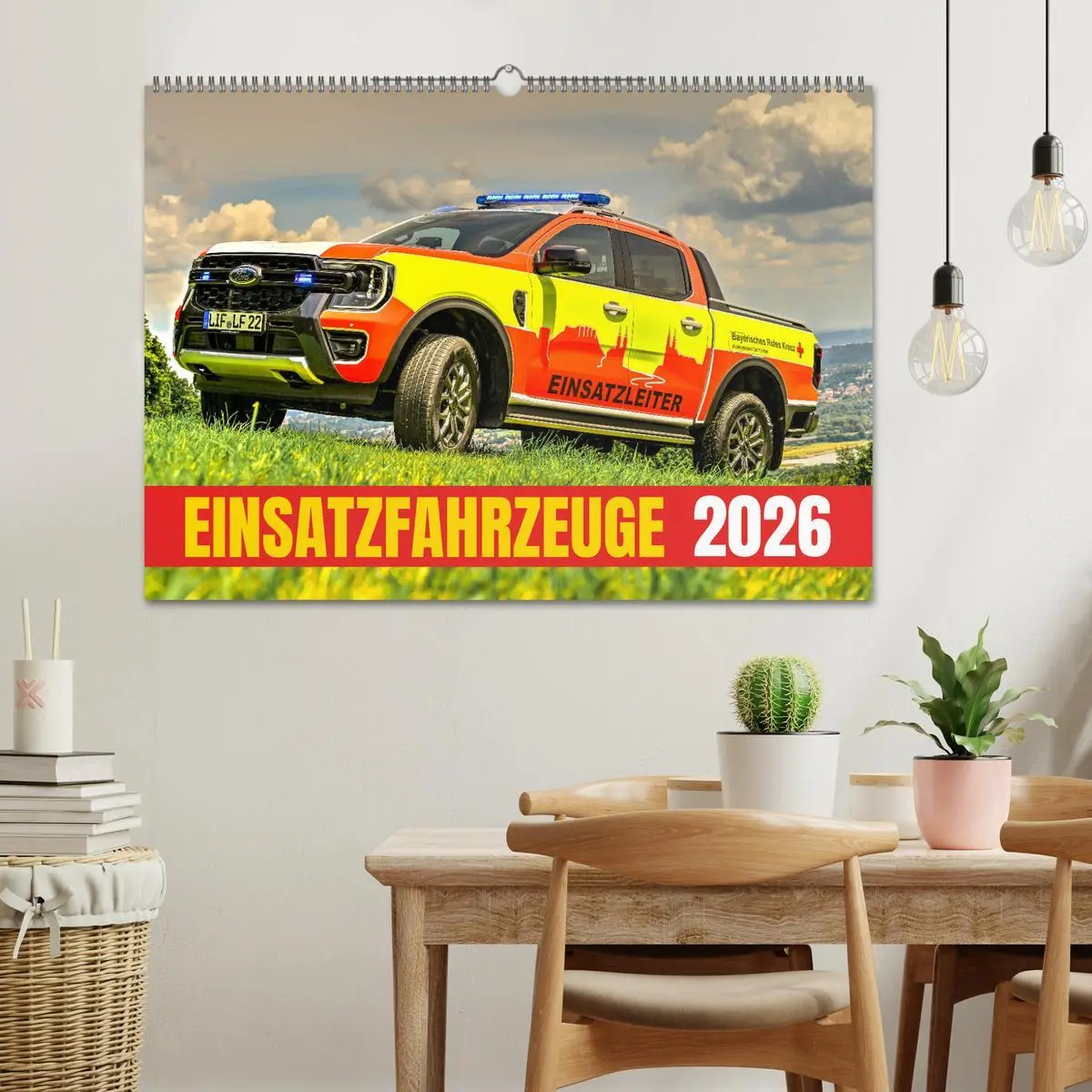 Bild: 9783457801130 | Einsatzfahrzeuge 112 (Wandkalender 2026 DIN A2 quer), CALVENDO...