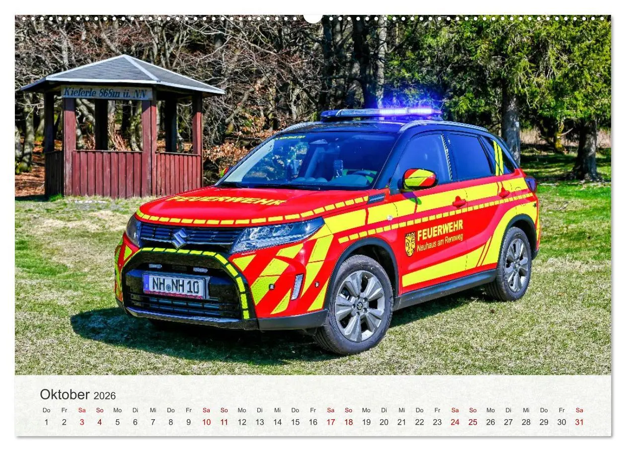 Bild: 9783457801130 | Einsatzfahrzeuge 112 (Wandkalender 2026 DIN A2 quer), CALVENDO...