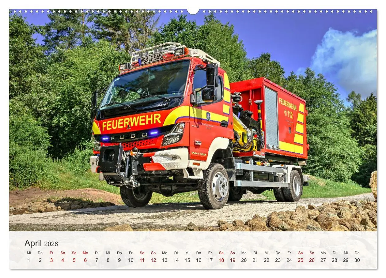 Bild: 9783457801130 | Einsatzfahrzeuge 112 (Wandkalender 2026 DIN A2 quer), CALVENDO...