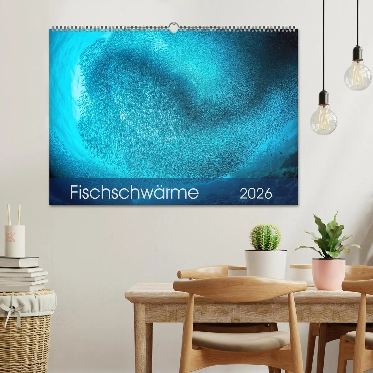 Bild: 9783516061130 | Fischschwärme (Wandkalender 2026 DIN A2 quer), CALVENDO Monatskalender