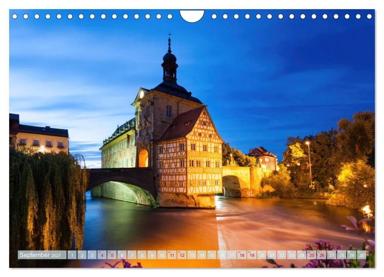 Bild: 9783516991130 | Unterwegs in Bamberg (Wandkalender 2027 DIN A4 quer), CALVENDO...