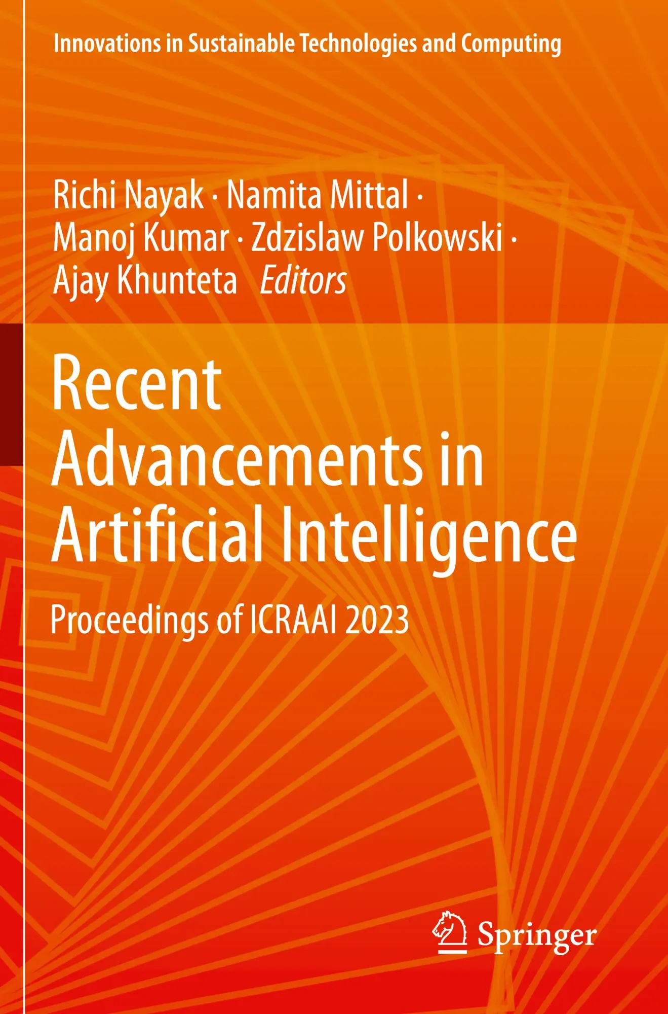 Cover: 9789819711130 | Recent Advancements in Artificial Intelligence | Richi Nayak (u. a.)