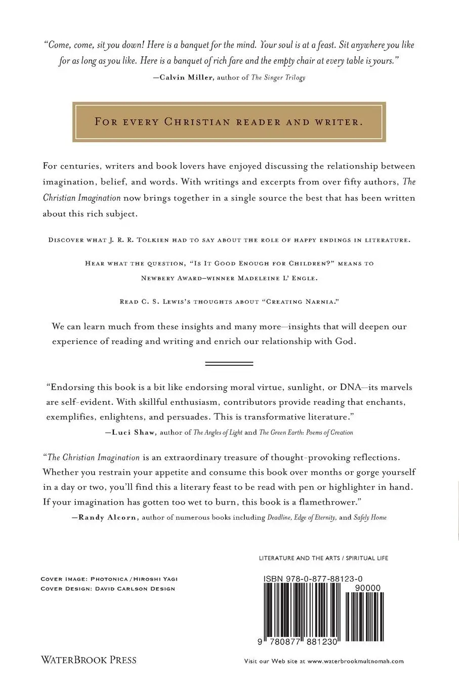 Rückseite: 9780877881230 | The Christian Imagination | Leland Ryken | Taschenbuch | Englisch