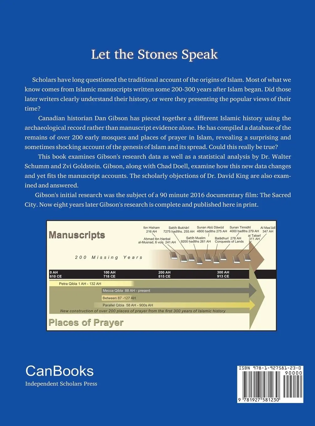 Rückseite: 9781927581230 | Let The Stones Speak | Archaeology challenges Islam | Gibson (u. a.)