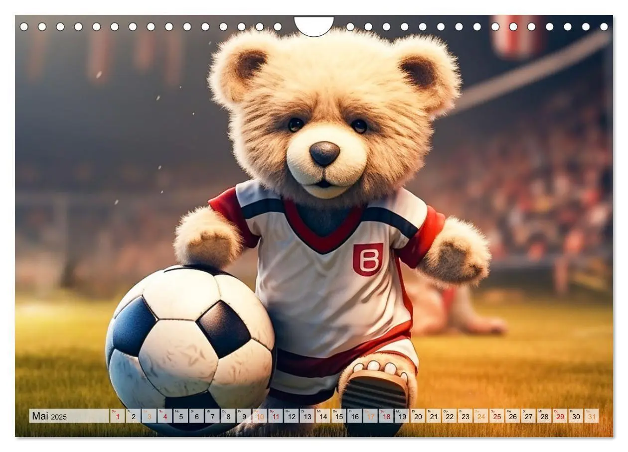 Bild: 9783383851230 | Teddybär und seine Abenteuer (Wandkalender 2025 DIN A4 quer),...