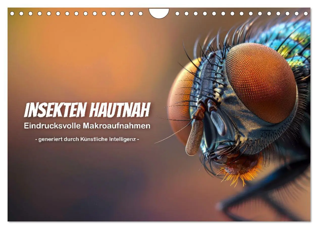 Cover: 9783457341230 | Insekten hautnah (Wandkalender 2026 DIN A4 quer), CALVENDO...