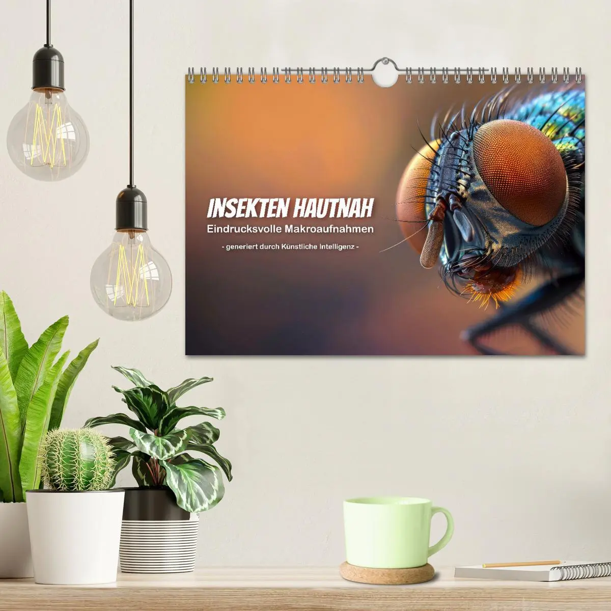 Bild: 9783457341230 | Insekten hautnah (Wandkalender 2026 DIN A4 quer), CALVENDO...