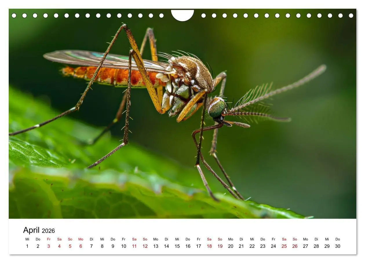 Bild: 9783457341230 | Insekten hautnah (Wandkalender 2026 DIN A4 quer), CALVENDO...