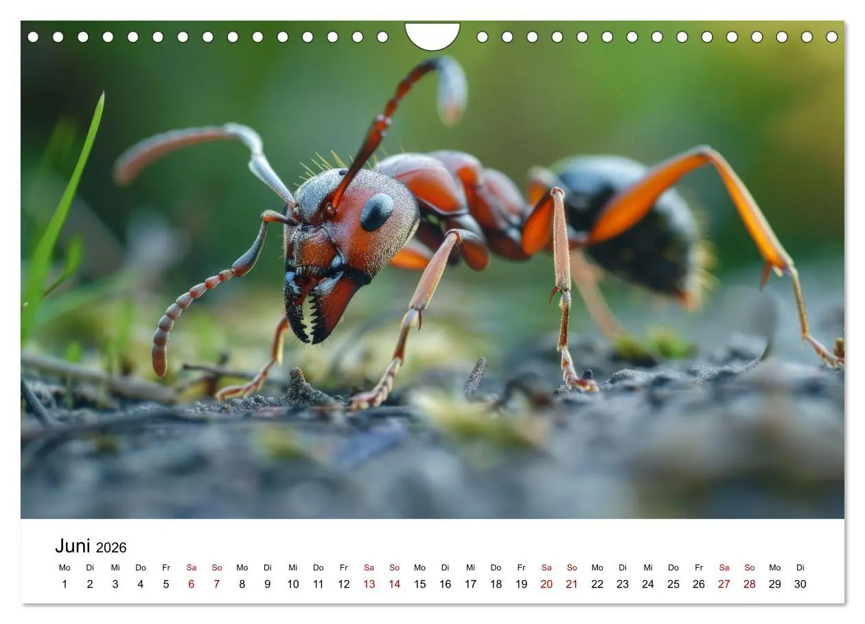 Bild: 9783457341230 | Insekten hautnah (Wandkalender 2026 DIN A4 quer), CALVENDO...