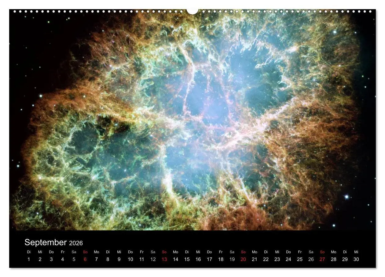 Bild: 9783457961230 | Der Weltraum. Spektakuläre Gasnebel und Galaxien (Wandkalender 2026...