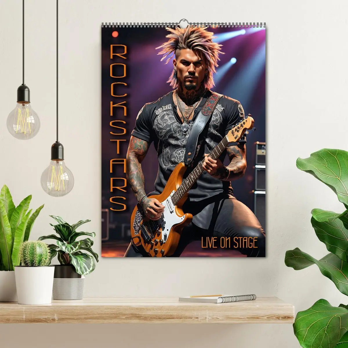 Bild: 9783516291230 | Rockstars - Live on Stage (Wandkalender 2026 DIN A2 hoch), CALVENDO...
