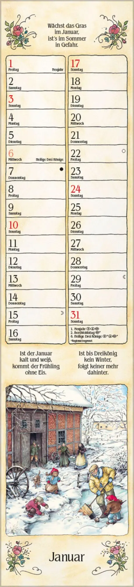 Bild: 9783819301230 | Bauernkalender Langplaner 2027 | Verlag Korsch | Kalender | 13 S.
