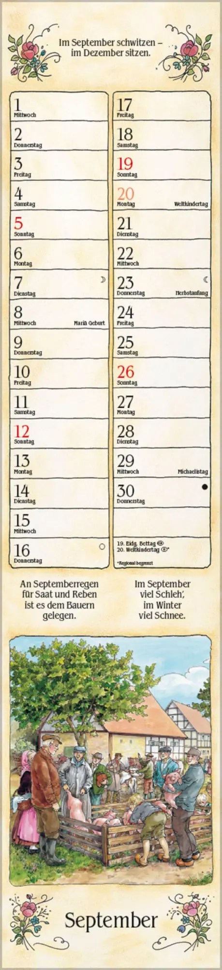 Bild: 9783819301230 | Bauernkalender Langplaner 2027 | Verlag Korsch | Kalender | 13 S.