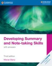 Cover: 9781108811330 | Developing Summary and Note-taking Skills with answers | Marian Barry