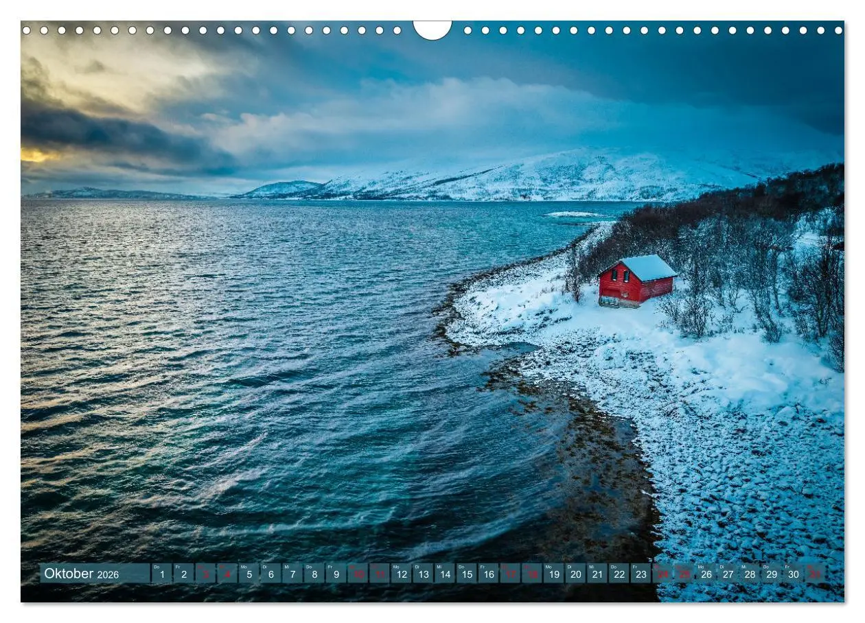 Bild: 9783457261330 | Tromsø in der Polarnacht (Wandkalender 2026 DIN A3 quer), CALVENDO...
