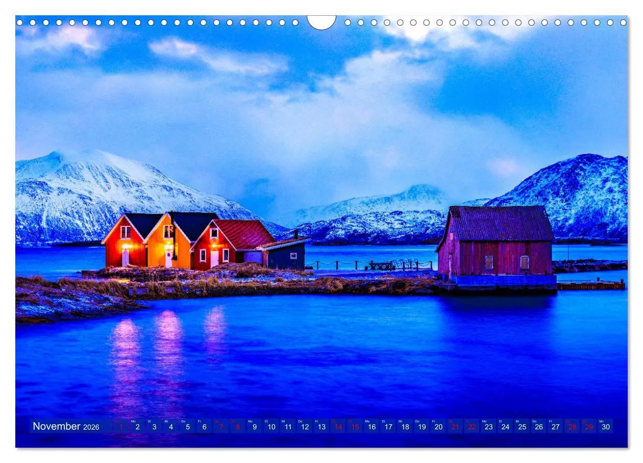 Bild: 9783457261330 | Tromsø in der Polarnacht (Wandkalender 2026 DIN A3 quer), CALVENDO...