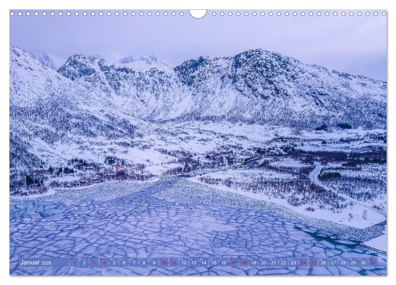 Bild: 9783457261330 | Tromsø in der Polarnacht (Wandkalender 2026 DIN A3 quer), CALVENDO...