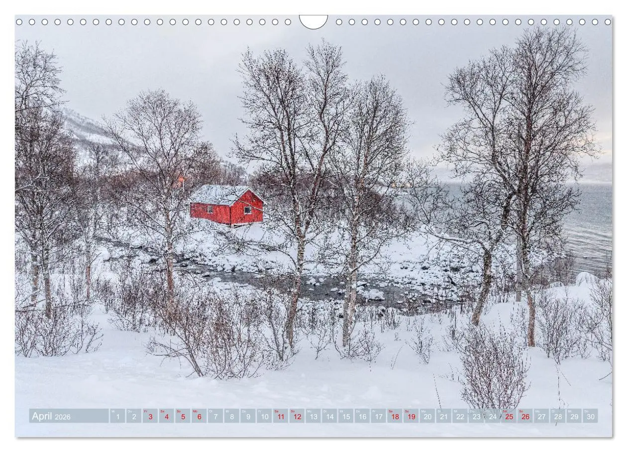 Bild: 9783457261330 | Tromsø in der Polarnacht (Wandkalender 2026 DIN A3 quer), CALVENDO...