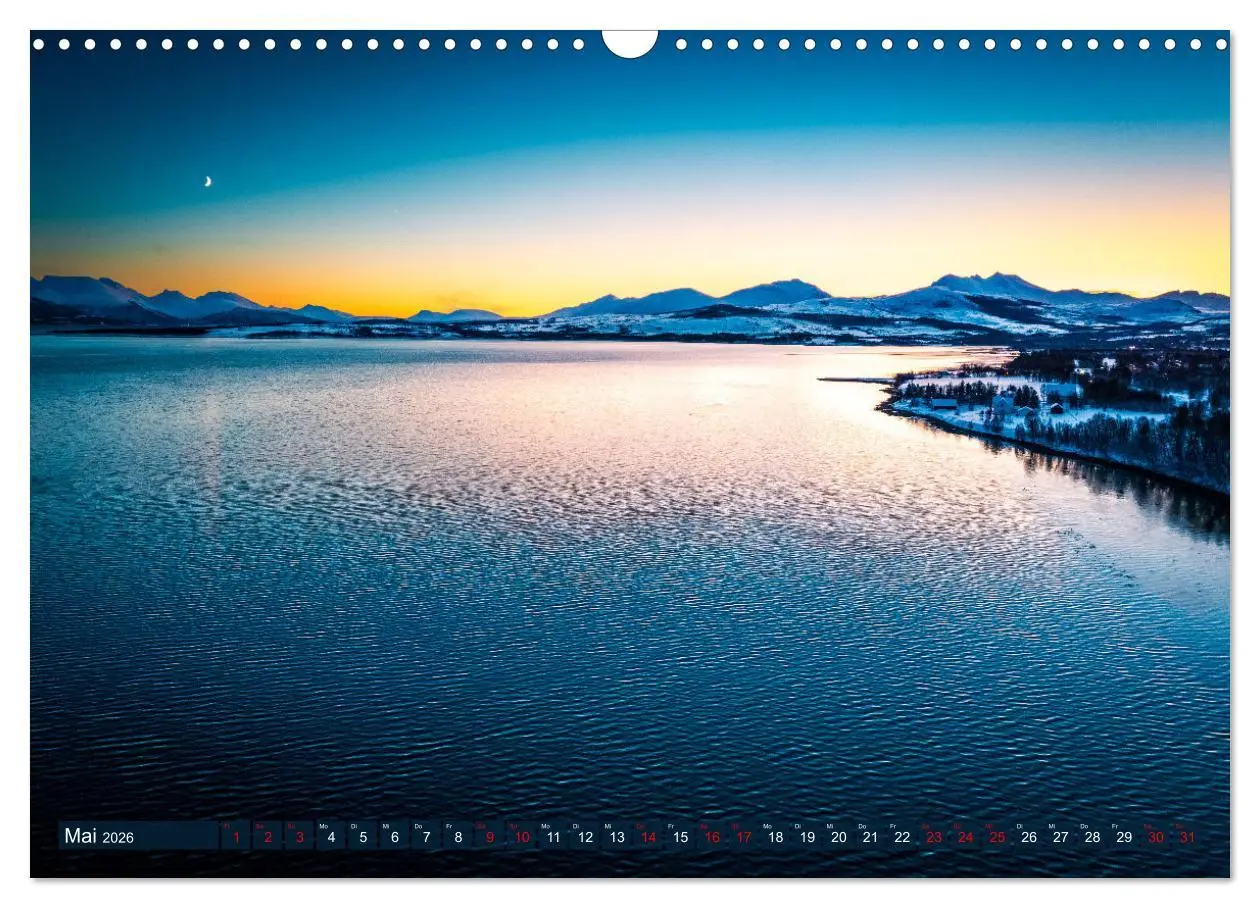 Bild: 9783457261330 | Tromsø in der Polarnacht (Wandkalender 2026 DIN A3 quer), CALVENDO...