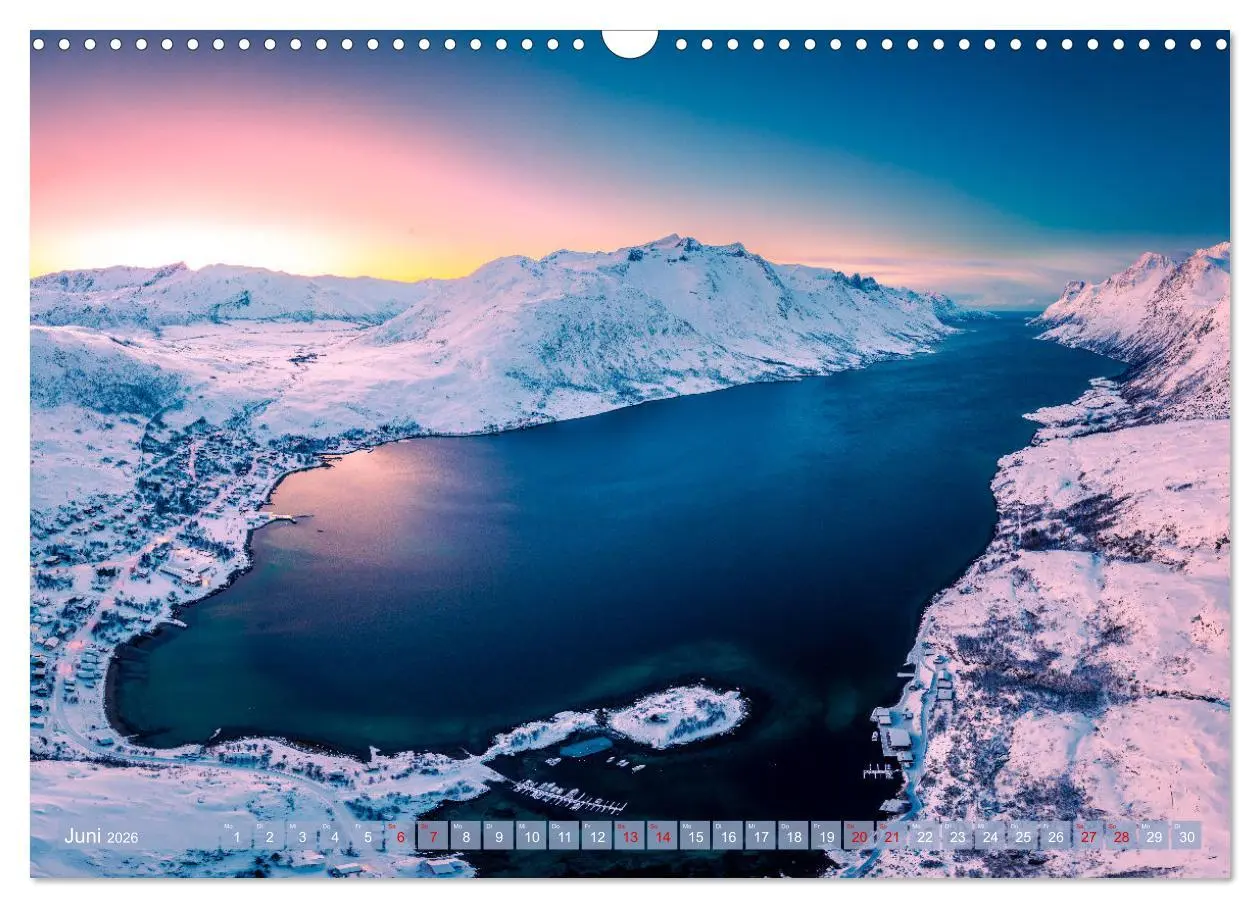 Bild: 9783457261330 | Tromsø in der Polarnacht (Wandkalender 2026 DIN A3 quer), CALVENDO...