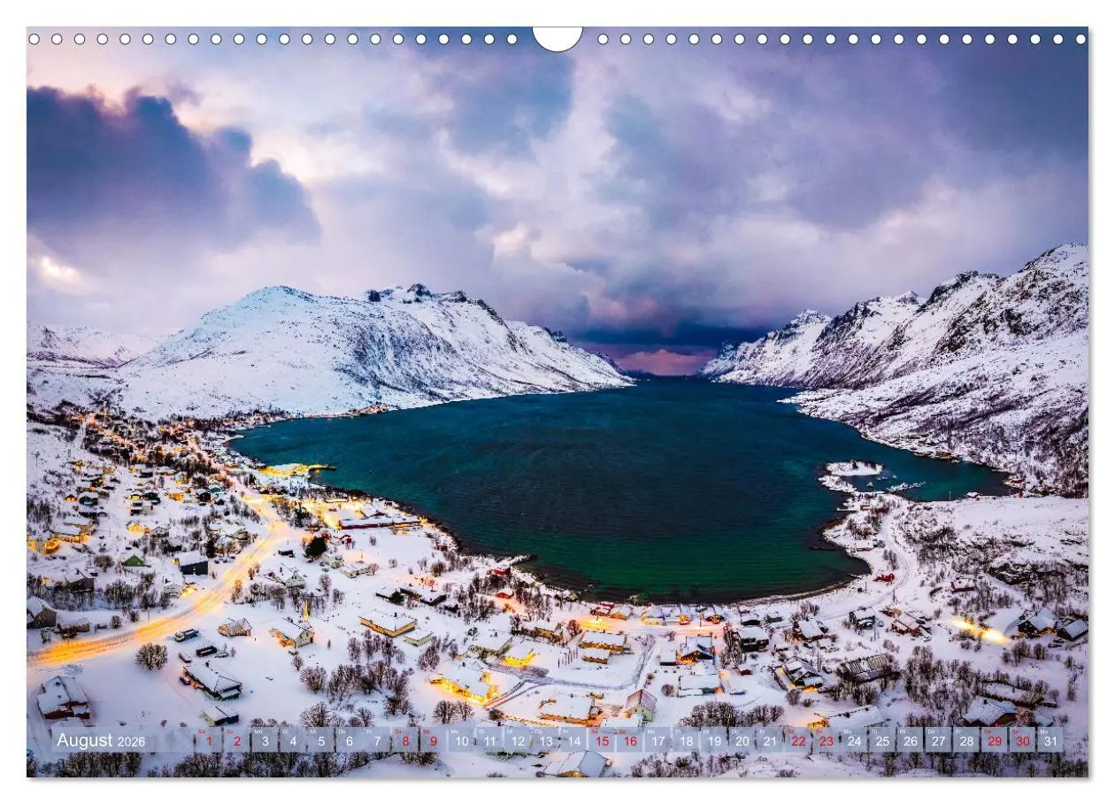 Bild: 9783457261330 | Tromsø in der Polarnacht (Wandkalender 2026 DIN A3 quer), CALVENDO...
