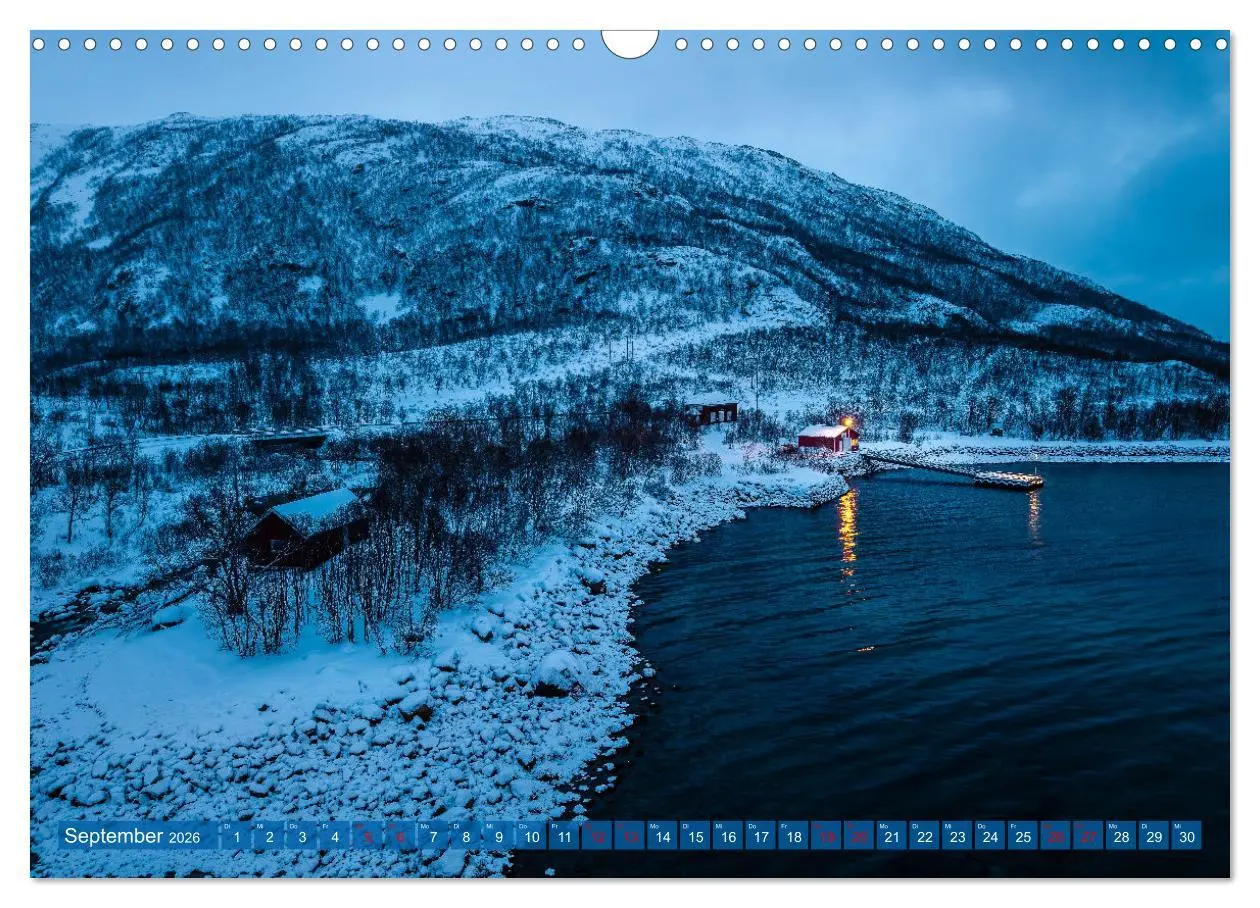 Bild: 9783457261330 | Tromsø in der Polarnacht (Wandkalender 2026 DIN A3 quer), CALVENDO...