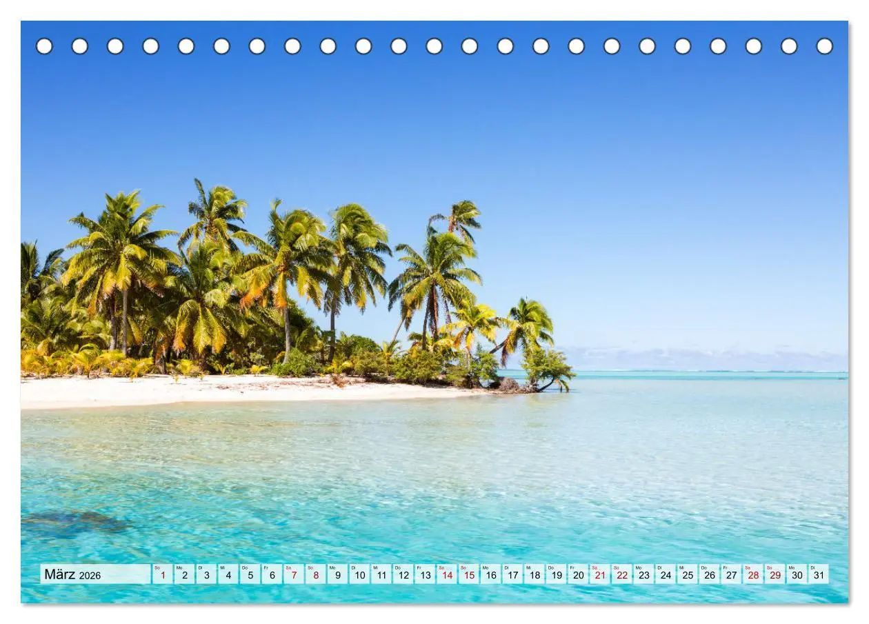 Bild: 9783457571330 | Südsee Inseln - Eine Reise ins Paradies (Tischkalender 2026 DIN A5...