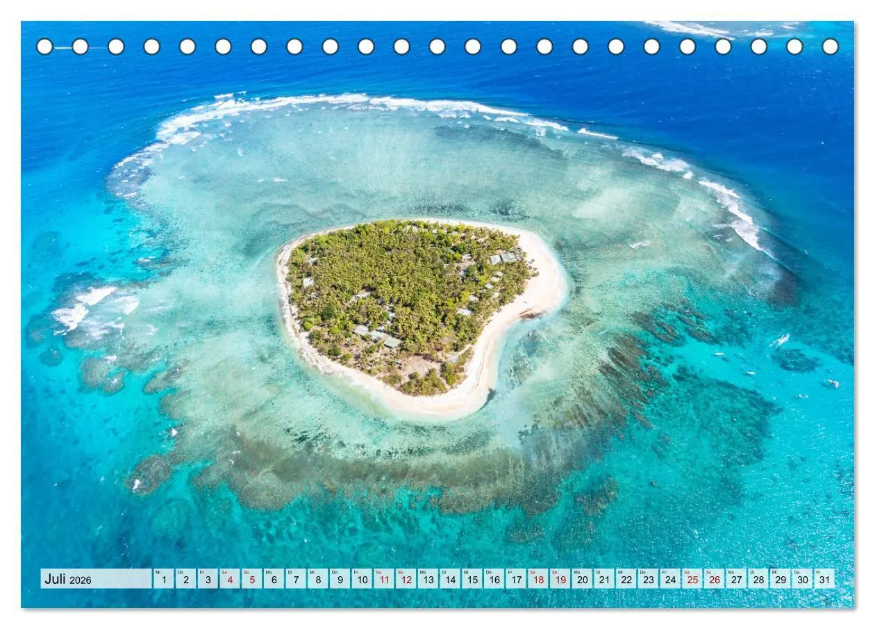 Bild: 9783457571330 | Südsee Inseln - Eine Reise ins Paradies (Tischkalender 2026 DIN A5...