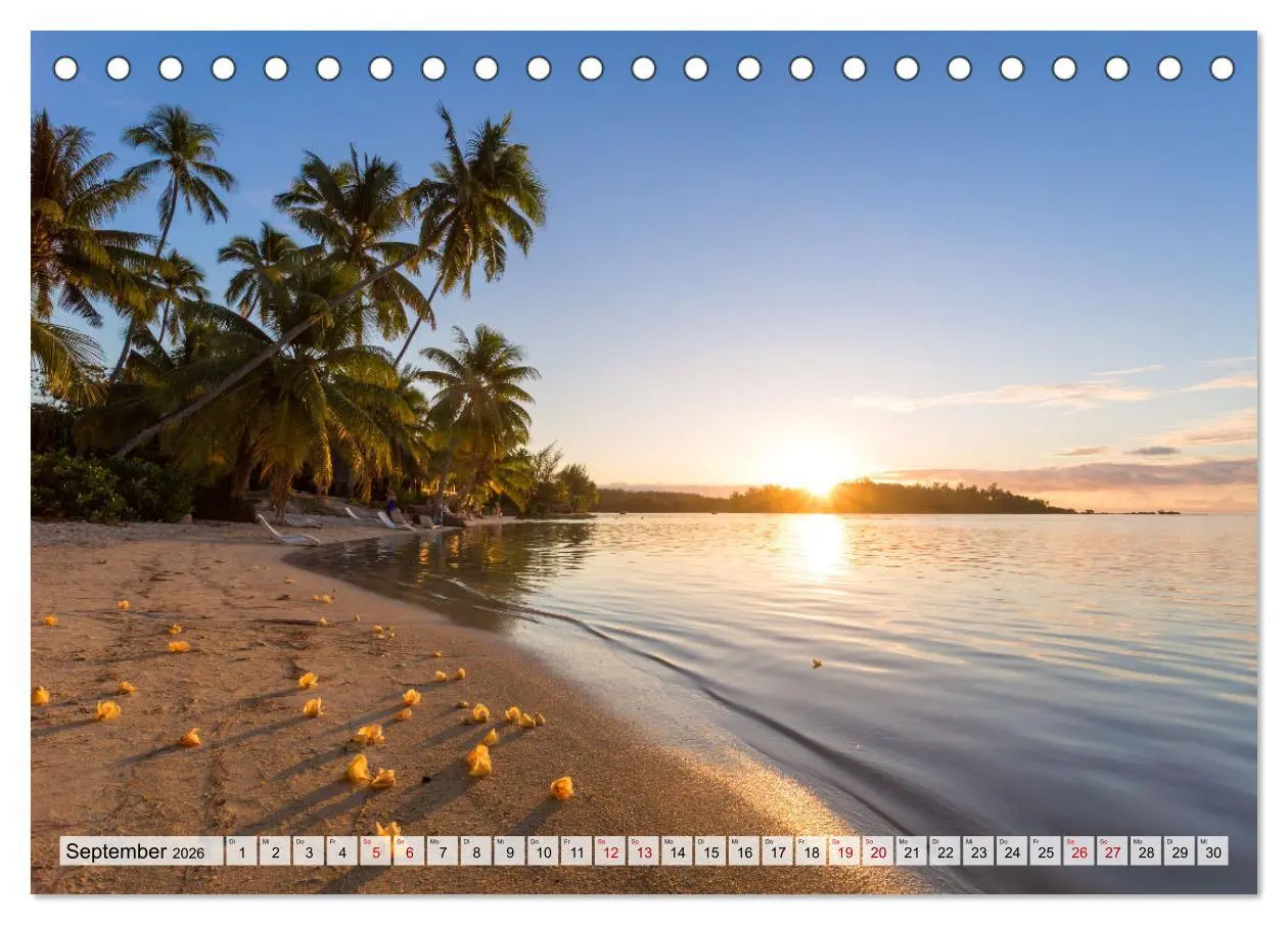 Bild: 9783457571330 | Südsee Inseln - Eine Reise ins Paradies (Tischkalender 2026 DIN A5...