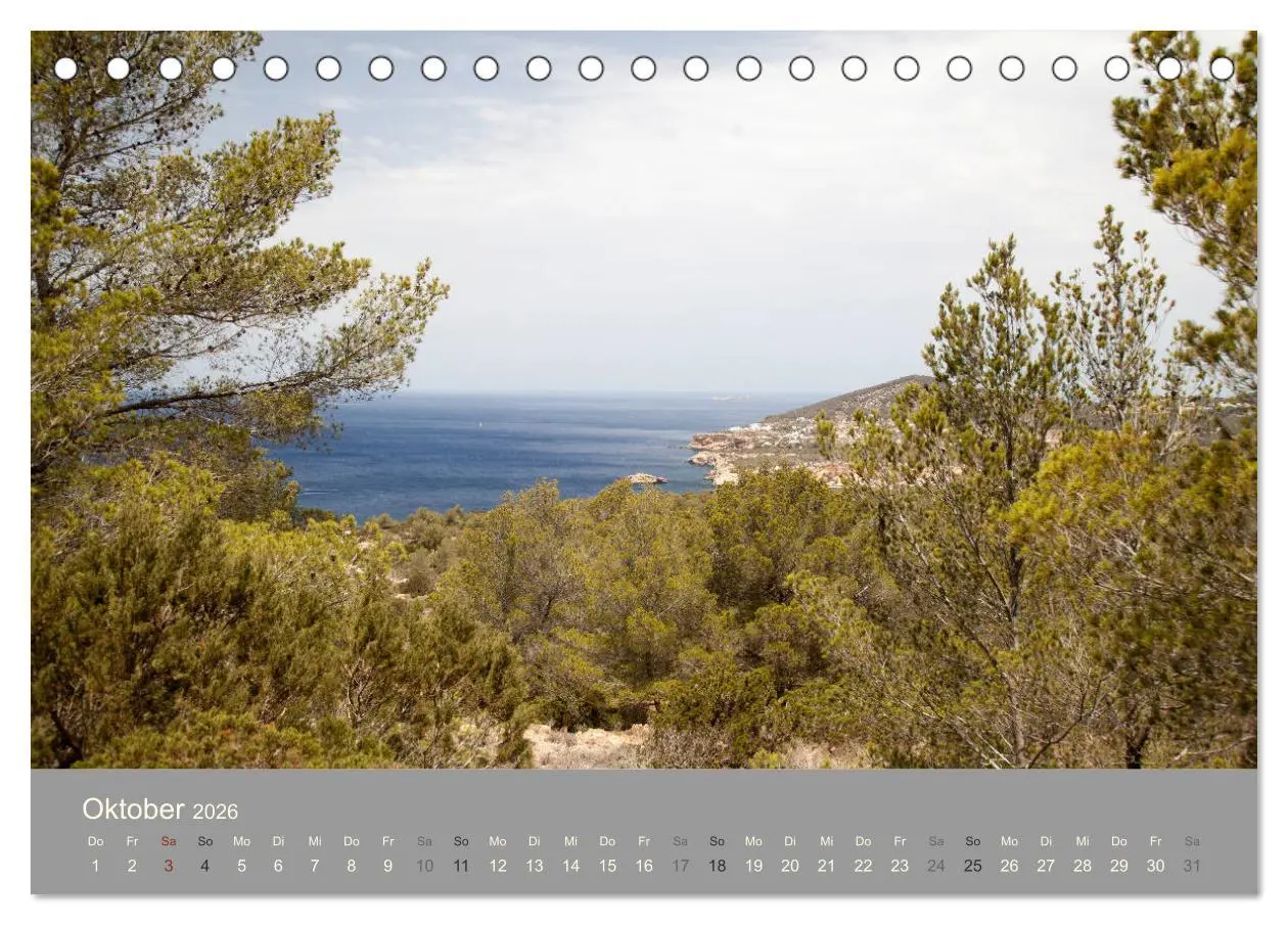 Bild: 9783457881330 | Ibiza - Spanien (Tischkalender 2026 DIN A5 quer), CALVENDO...